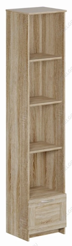 БРИМНЭС / СИРИУС Стеллаж ИКЕА / IKEA 1 ящик 39х190 сонома