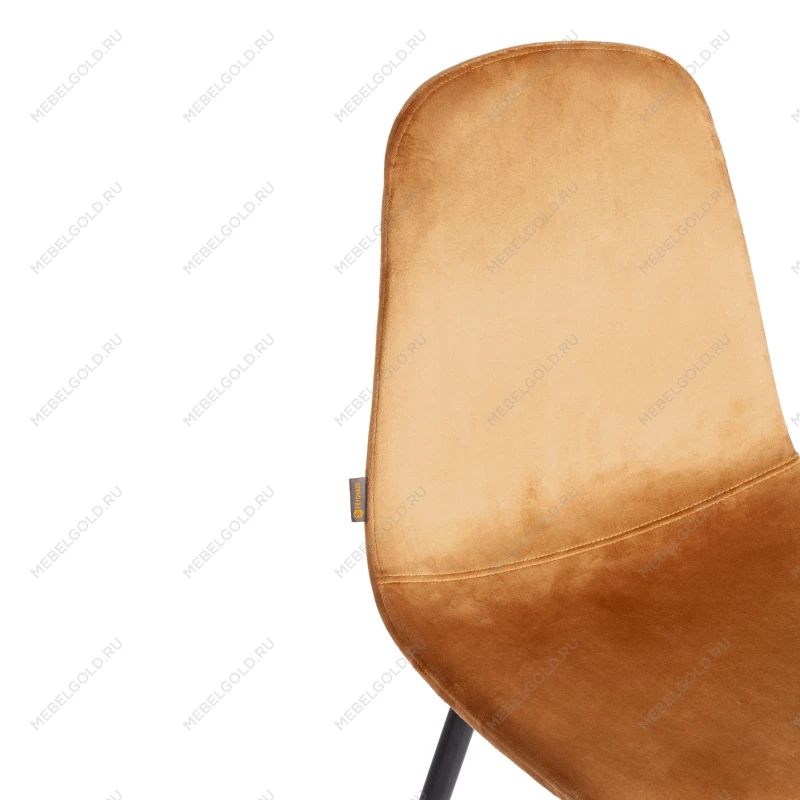 Стул BREEZE (mod. JSC-58), Велюр/металл, 44 х 53 х 86 см, brown (коричневый) HLR12 / черный | изображение 7