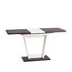 Стол обеденный FOX раздвижной, ЛДСП, 68.6x110-145x75 см, Мрамор черный/Белый | изображение 7