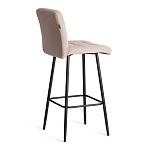 Барный стул Medeo/Медео, велюр, бежевый, 7, 45х56х113 см | изображение 2