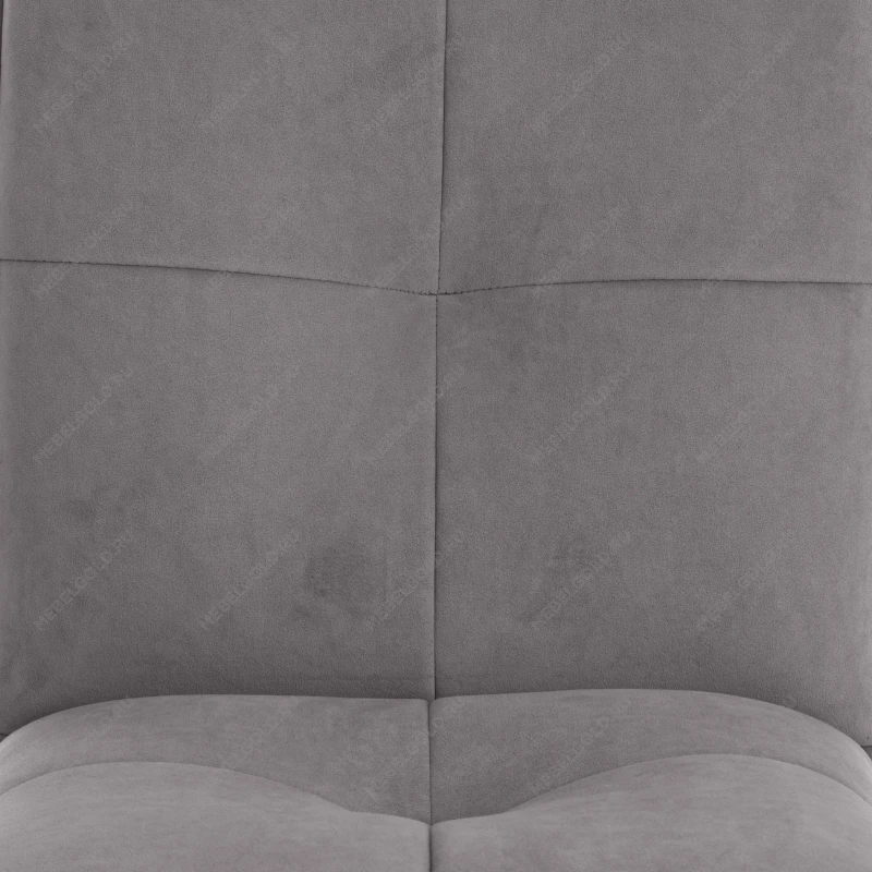 Стул обеденный Sweet, флок, серый/черный, 29, 46х55х88 | изображение 6