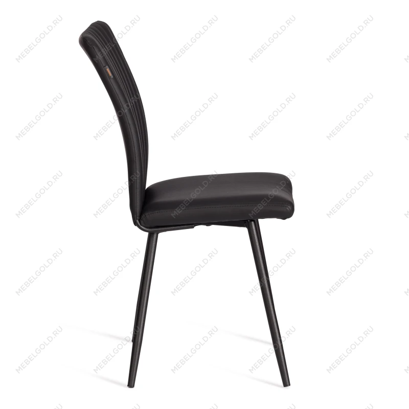 Стул обеденный Monte Carlo, TREND, экокожа, черная, 49х51х93 см | изображение 1