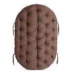 Диван MAMASAN/МАМАСАН 23/02 W/с подушкой, подушка 182х119 см, 169х102х80 см, Antique brown (античный черно-коричневый), ткань, коричневый, 3М7 | изображение 14