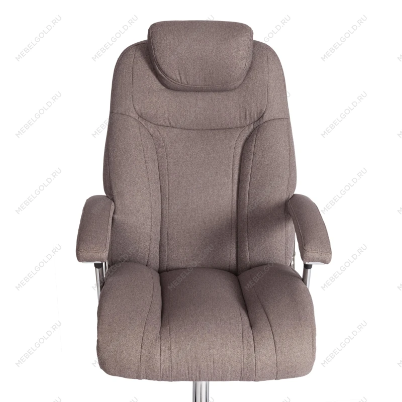 Кресло Trust (max), ткань рогожка Nice, мокко (серо-бежевая) | изображение 5