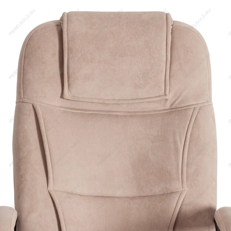 Кресло BERGAMO хром (22), флок, бежевый, 7 | изображение 6
