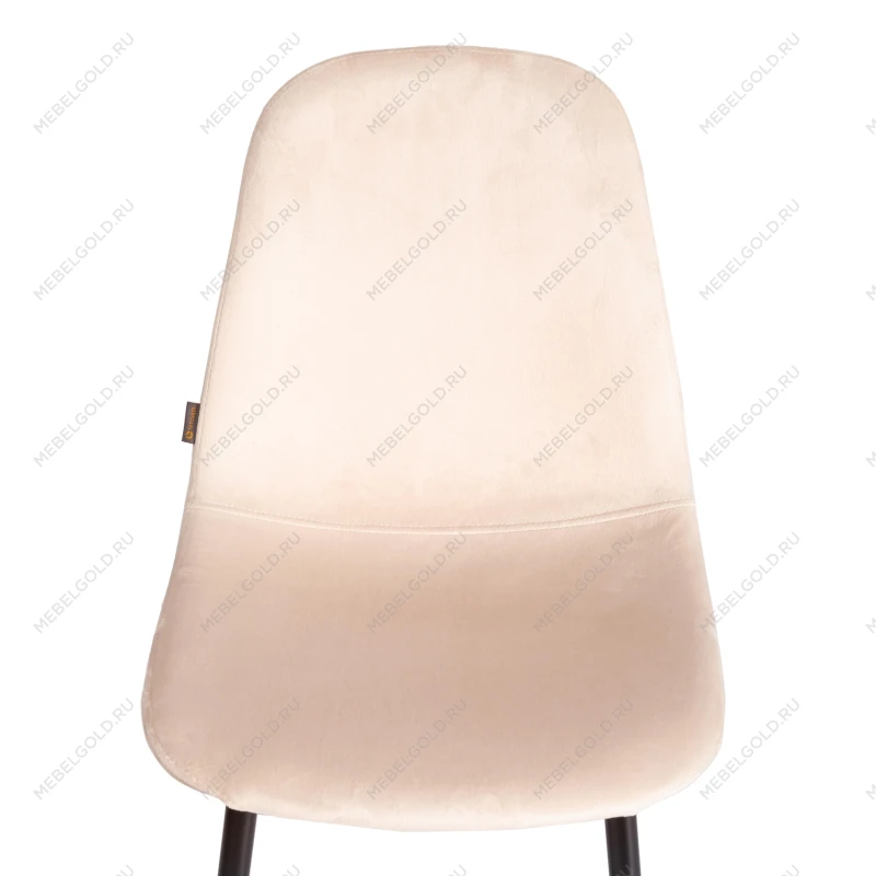 Стул BREEZE (mod. JSC-58), Велюр/металл, 44 х 53 х 86 см, creamy (кремовый) HLR 5 / черный | изображение 5