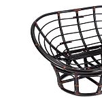 Диван MAMASAN/МАМАСАН 23/02 W/без подушки, 169х102х80 см, Antique brown (античный черно-коричневый) | изображение 1