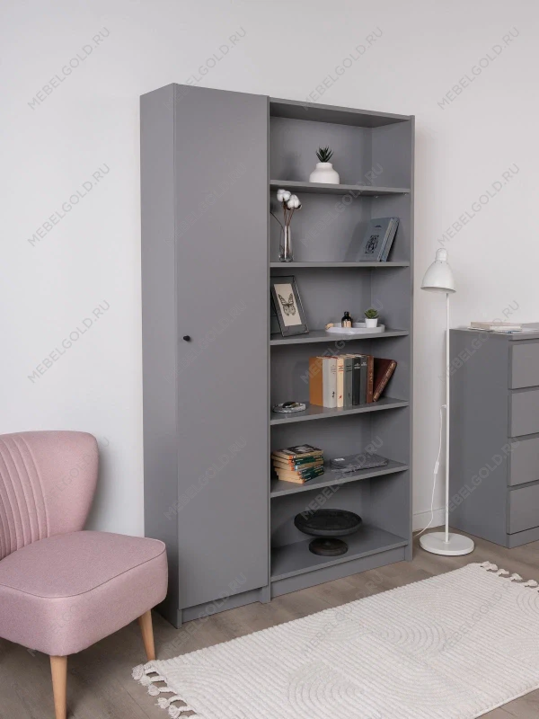 Центральный склад - Стеллаж Варма Стэнд 78х198х28, серый | изображение 3