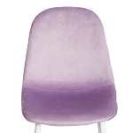 Стул BREEZE (mod. 4724), Велюр/металл, 44 х 53 х 87 см, Light lavander (светло-лавандовый) HLR26 / белый | изображение 5
