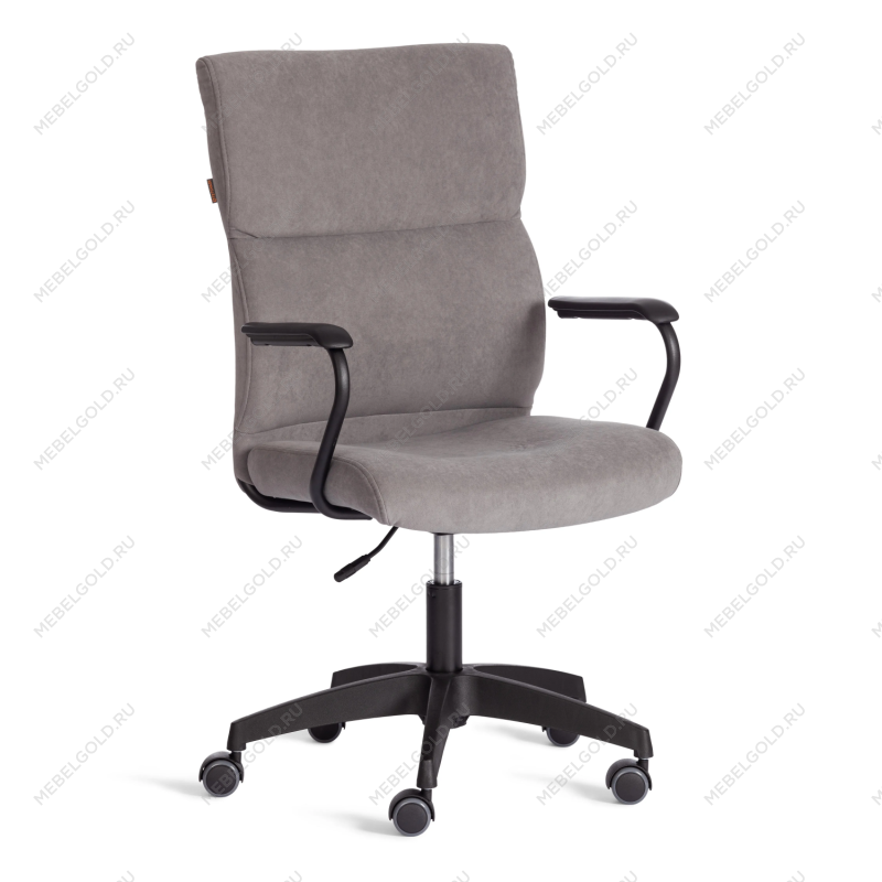 Кресло BENEFIT, флок, серый, 29