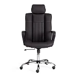 Кресло OXFORD хром, кож/зам, черный, 36-6 | изображение 4