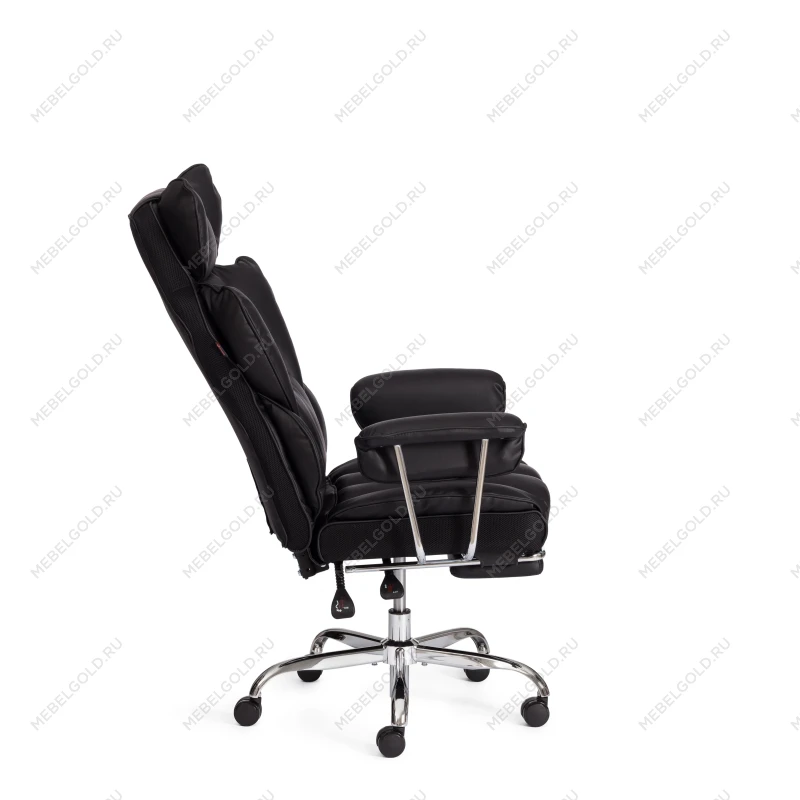 Компьютерное кресло Comfy CR, кож/зам, черный | изображение 7