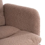 Кресло Dover хром, букле, коричневый, barni cocoa | изображение 7