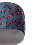 Кресло MELODY, ткань/флок, серый, Botanica 08 cherry/29 | изображение 5