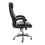 Кресло Cambridge metalBL, кож/зам/ткань, черный/черный, 36-6/11 | изображение 1