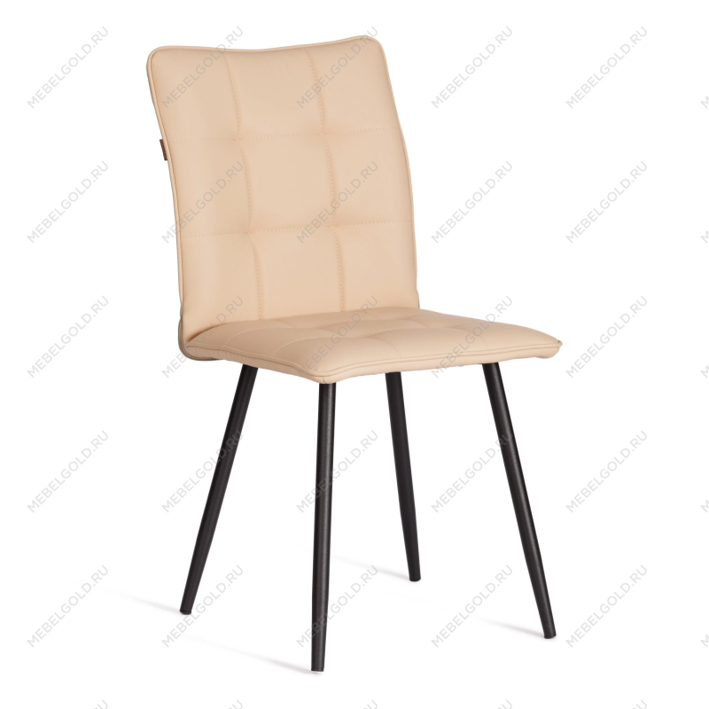 Стул обеденный Bari, LT, экокожа, бежевая, 41х55х89 см
