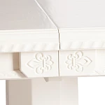 Стол STEFANO, бук, мдф, 100+30x80x77см, Ivory white | изображение 12