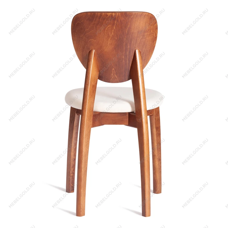 Стул DIAMANTE мягкое сидение, бук, 42x42x85см, коричневый, ткань Tenerife Cream | изображение 3