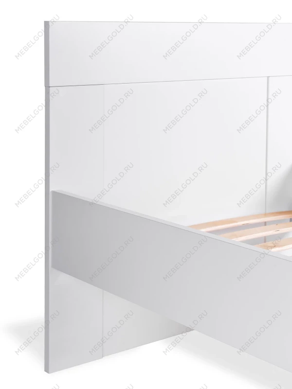 Кровать односпальная Сириус, 80х200 см, белая | изображение 13