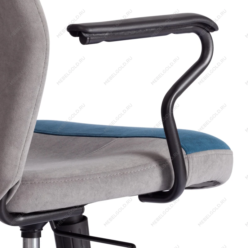 Кресло AVIATOR, флок, ткань, синий/серый/серый, 32/29/W-12 | изображение 6
