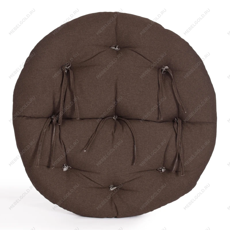 Кресло CLOUDE, рогожка/металл, 97х98х90-96см, коричневый, 3М7-147 | изображение 7