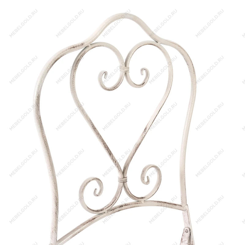 Комплект (стол + 2 стула) Secret de Maison Monique (mod. PL08-6241.6242), металл, стол:62*73, стул: 48*40*93, Античный белый (Antique White) | изображение 7