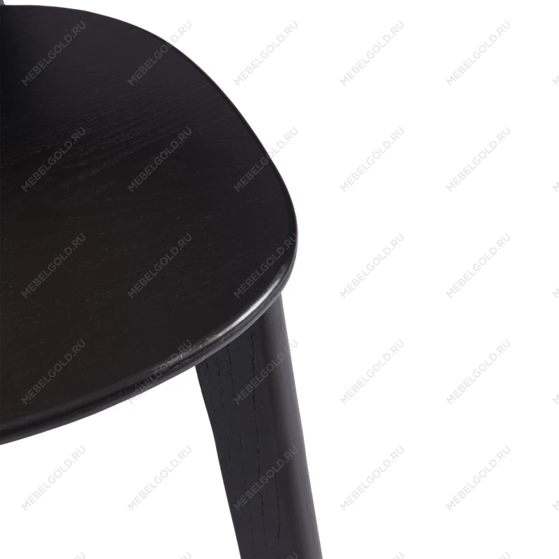 Стул FENRIR, дерево вяз, 42х45х85 см, черный | изображение 7