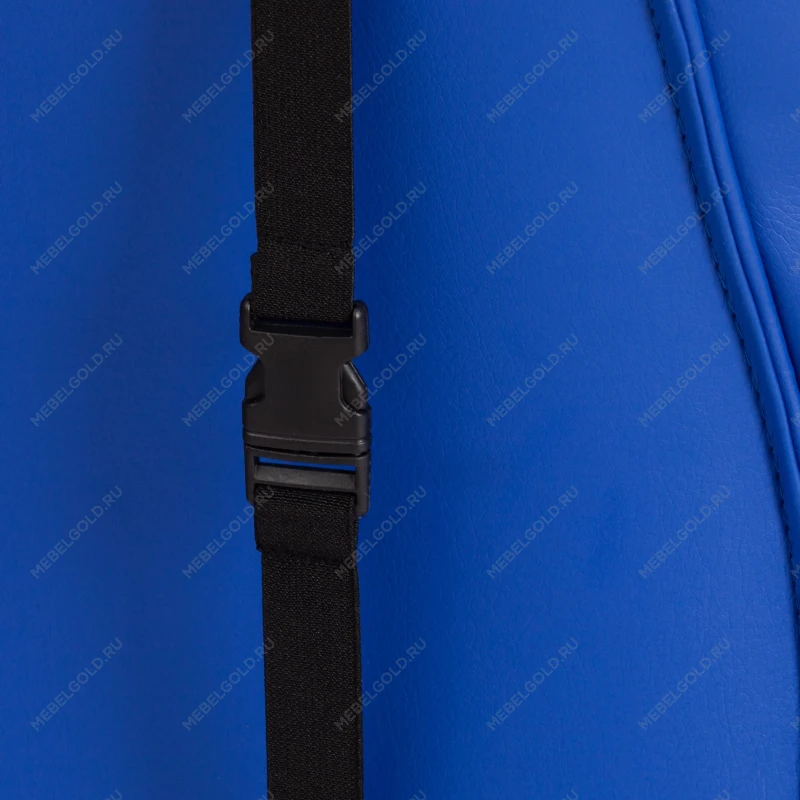 Кресло DRIVER (22), кож/зам/ткань, синий/серый, 36-39/TW-12 | изображение 14