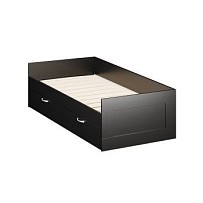 БРИМНЭС / СИРИУС кровать раздвижная ИКЕА / IKEA 90х200 Дуб Венге