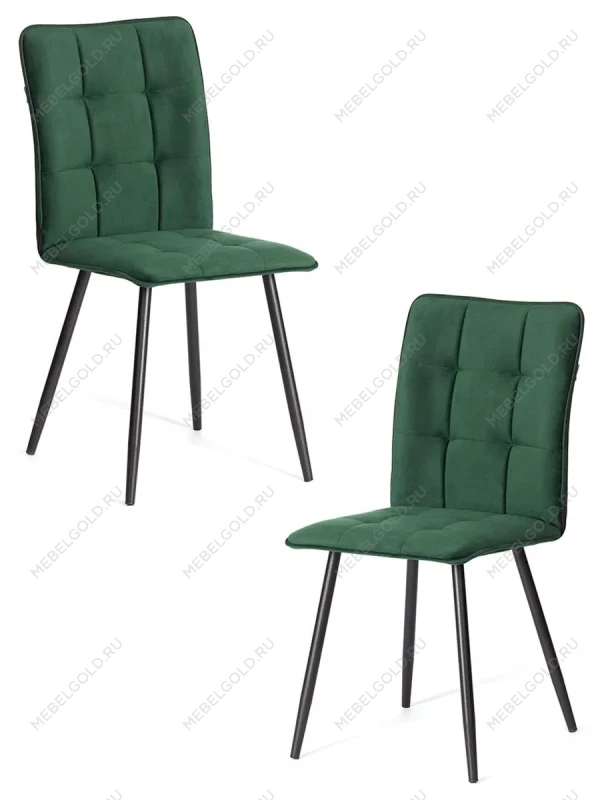 Стул обеденный Bari, LT, велюр, Deep Forest (изумруд), 41х55х89 см