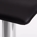 Стул барный KOST (mod. KY509), металл, экокожа, 38*39*63-84 см, черный/хром | изображение 5
