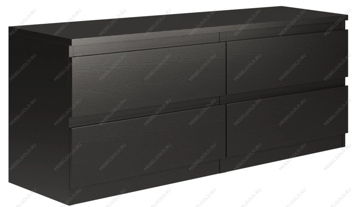 КАСТОР (KULLEN) тумба ИКЕА / IKEA 4 ящика Дуб Венге