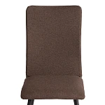 Стул обеденный La Rousse, NEW, ткань рогожка, коричневый/черный, 3М7-147, 45x55x93 см | изображение 5