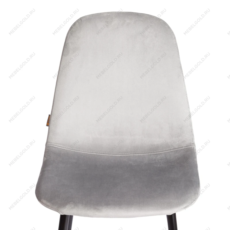 Стул BREEZE (mod. JSC-58), Велюр/металл, 44 х 53 х 86 см, grey (серый) HLR 19 / черный | изображение 5