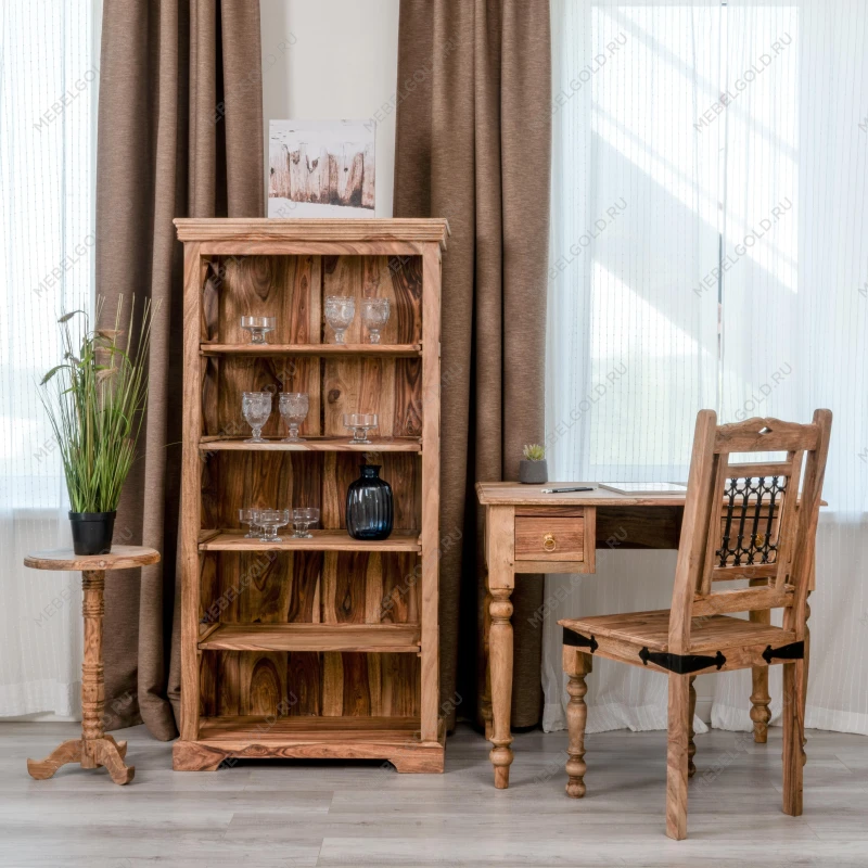 Письменный стол Бомбей ( BC-STUDY ), палисандр, 90*60*76, Natural tinted (натуральный тонированный) | изображение 13