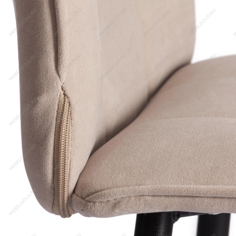 Полубарный стул Bari/Бари, велюр, бежевый, 7, 42х55х99 см | изображение 7