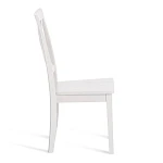 Стул GOLFI (Гольфи), дерево гевея/мдф, 44x54x95, pure white (402) | изображение 1