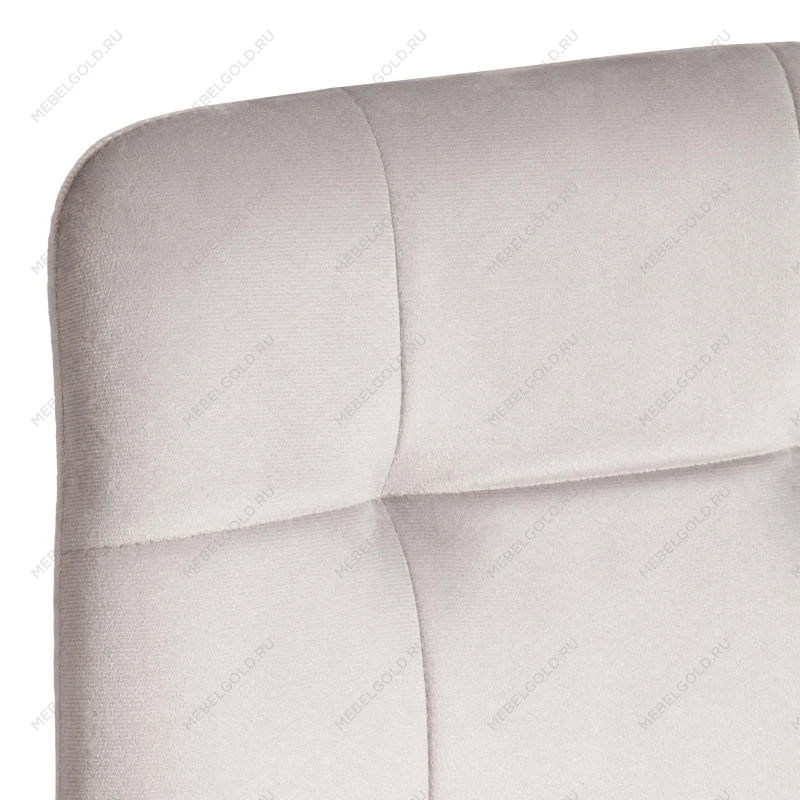 Стул CHILLY (mod. JSC-220), Велюр/металл, 44,5х52,5х88 см, Light grey (светло-серый) HLR14 / белый | изображение 8