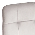 Стул CHILLY (mod. JSC-220), Велюр/металл, 44,5х52,5х88 см, Light grey (светло-серый) HLR14 / белый | изображение 8