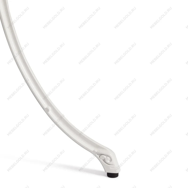 Комплект Secret De Maison Waltz of flowers (стол +2 стула), алюминиевый сплав, D60/H67, 52Х40Х89см, butter white | изображение 4