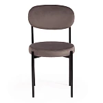 Стул REVO (mod. 7033)/1 шт. в упаковке, ткань/металл, 47х54х82 см, высота до сиденья 47 см, темно-серый barkhat 14/черный | изображение 4