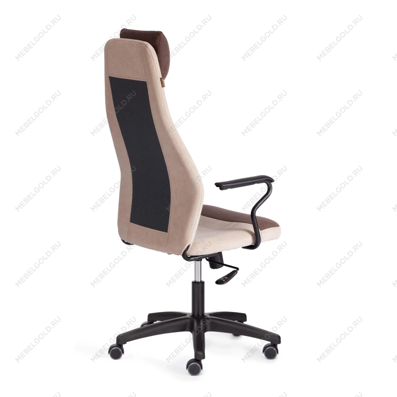 Кресло AVIATOR, флок, ткань, коричневый/бежевый/серый, 6/7/W-12 | изображение 2