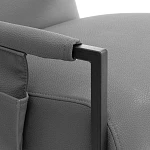 Кресло Charli LUX/Чарли Люкс, экокожа, Sharp Графит, 70х80х82 см | изображение 6