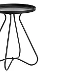 Столик журнальный GLAND, металл, 40*40*45см, черный | изображение 4