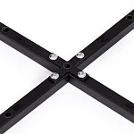 Стул обеденный Medeo, флок, молочный/черный, 4, 47х56х89 | изображение 11