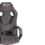 Кресло DRIVER (22), флок/ткань, серый/серый, 29/TW-12 | изображение 5