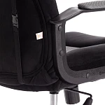 Кресло DRIVER (22), флок/ткань, черный/серый, 35/TW-12 | изображение 11