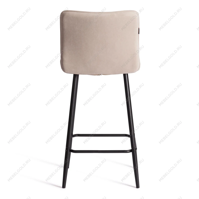 Полубарный стул Bari/Бари, велюр, бежевый, 7, 42х55х99 см | изображение 3