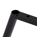 Стул обеденный Medeo, флок, молочный/черный, 4, 47х56х89 | изображение 13