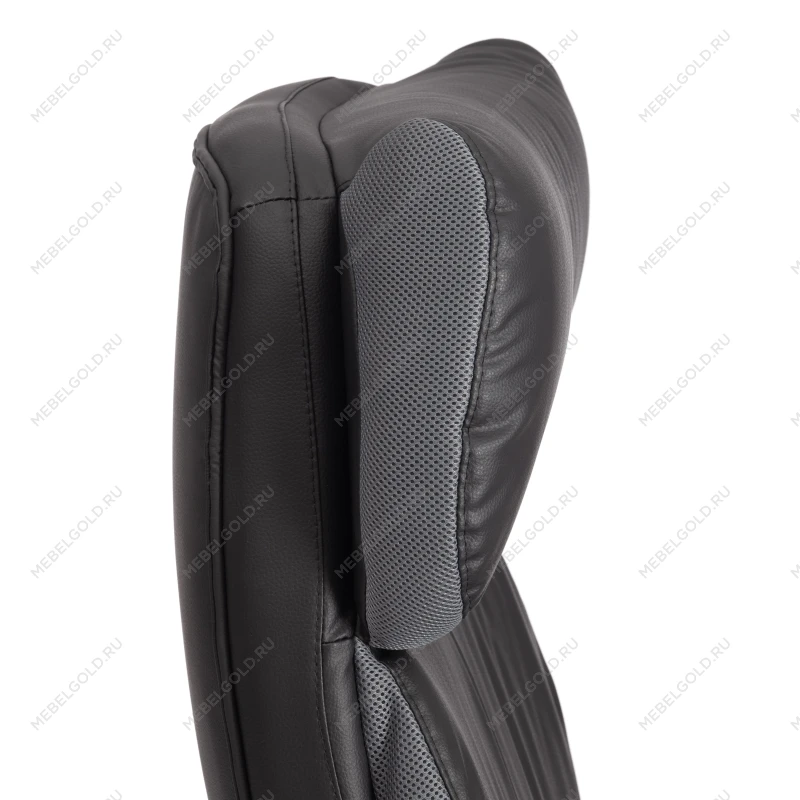 Кресло Duke metal BL, кож/зам/ткань, черный/серый, 36-6/12 | изображение 10